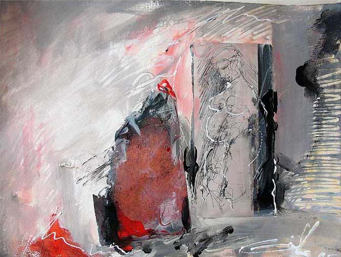 giollo - work  122, Acrylic and mix media on paper